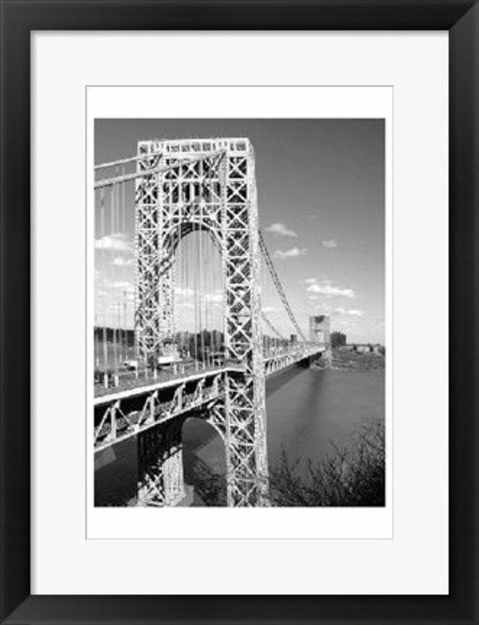 Framed Art George Washington Bridge by Igor Maloratsky 19 x 13